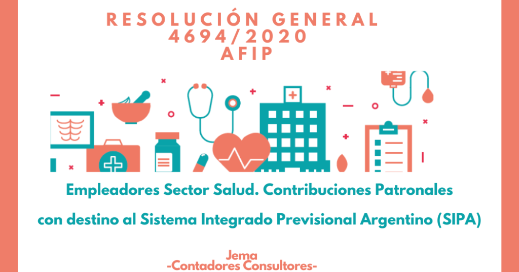 RG 4694 SALUD CONTRIBUCIONES PATRONALES EMPLEADORES