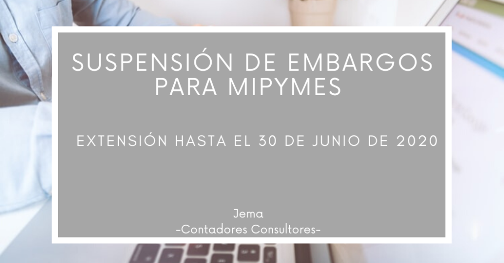 Extension suspensión de embargos