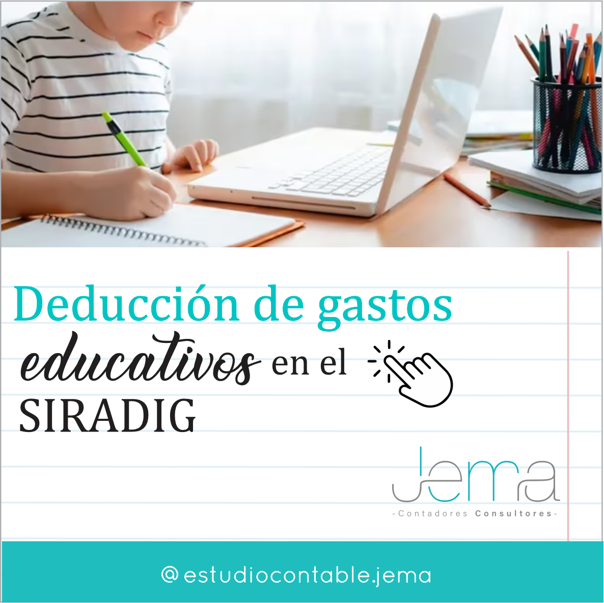 Deducción de gastos educativos en el SIRADIG - Jema